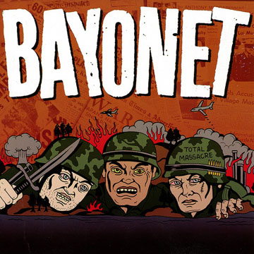 BAYONET "Total Massacre" 7" (Clear Vinyl)